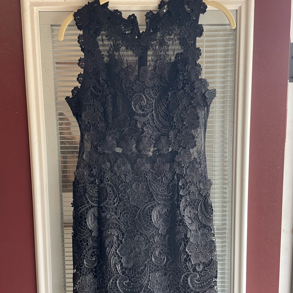 Black cocktail dress